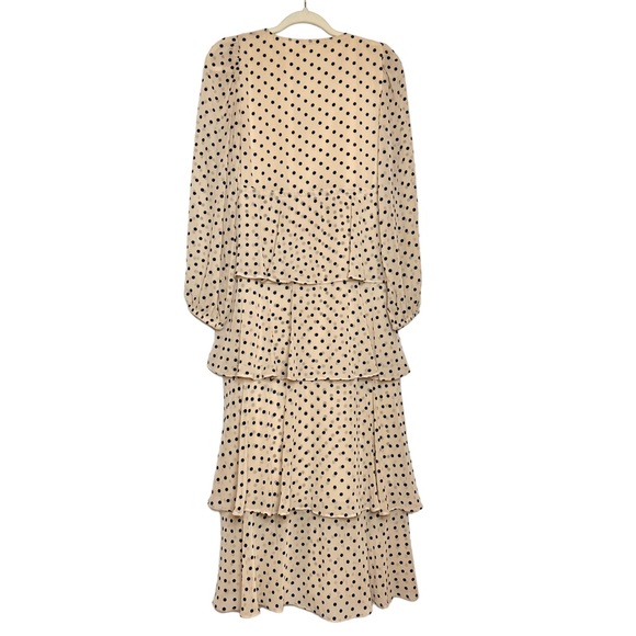 ZARA Polka Dot Tiered Maxi Dress. Size XS - Picture 7 of 16